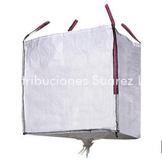 BIG BAG ESCOMBROS 90X90X90 CON VÁLVULA DE DESCARGA - Imagen 1