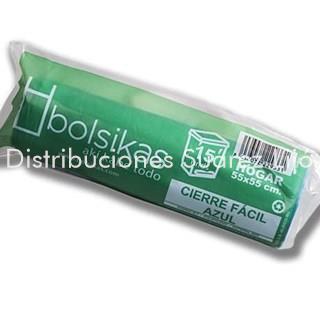 BOLSA BASURA 55X55 AZUL - Imagen 1