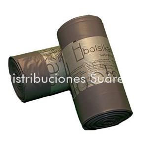 BOLSA BASURA 85X105 GRIS G.140 P/10U - Imagen 1