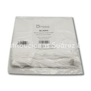 BOLSA CAMISETA BLANCA 40X50 - Imagen 1