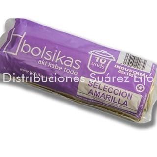 BOLSA DE BASURA 85X105 G.140 AMARILLA - Imagen 1