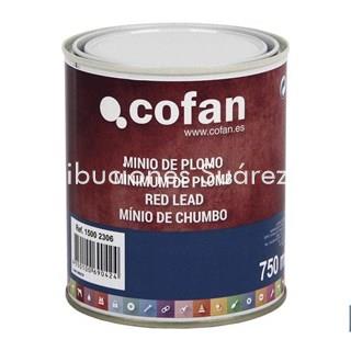 MINIO DE PLOMO COLOR ROJO 750ML - Imagen 1